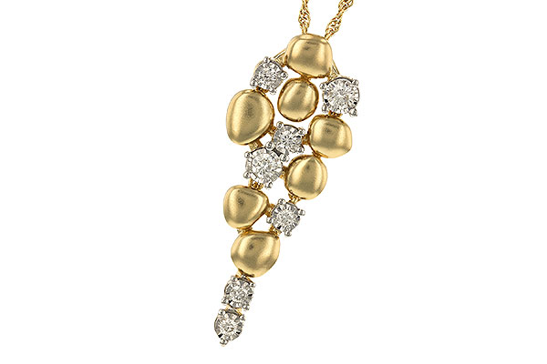H329-09675: NECKLACE .25 TW