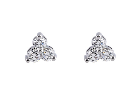 H329-10566: EARRINGS .48 TW