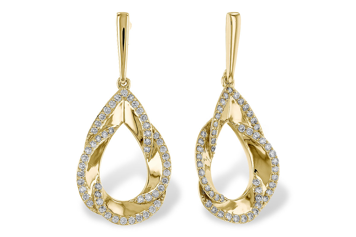 H329-11530: EARRINGS .50 TW