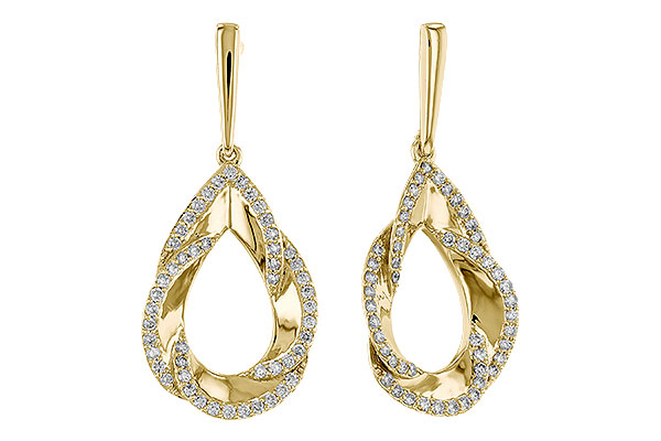 H329-11530: EARRINGS .50 TW