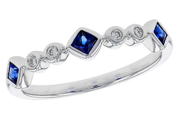 H329-14184: LDS WED RG .25 SAPPHIRE .30 TGW