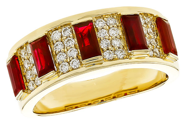 H329-14266: LDS WED RG 1.40 TW RUBY 1.69 TGW
