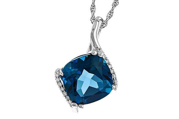 H329-16057: NECK 4.42 LONDON BLUE TOPAZ 4.50 TGW (10MM LBT)
