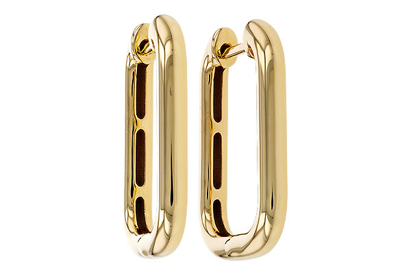 H329-16084: GOLD EARRINGS (23MM)