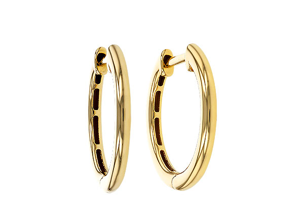 H329-16921: GOLD EARRINGS (16MM)