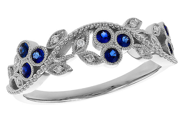 H329-17821: LDS WED RG .23 SAPPHIRE .29 TGW