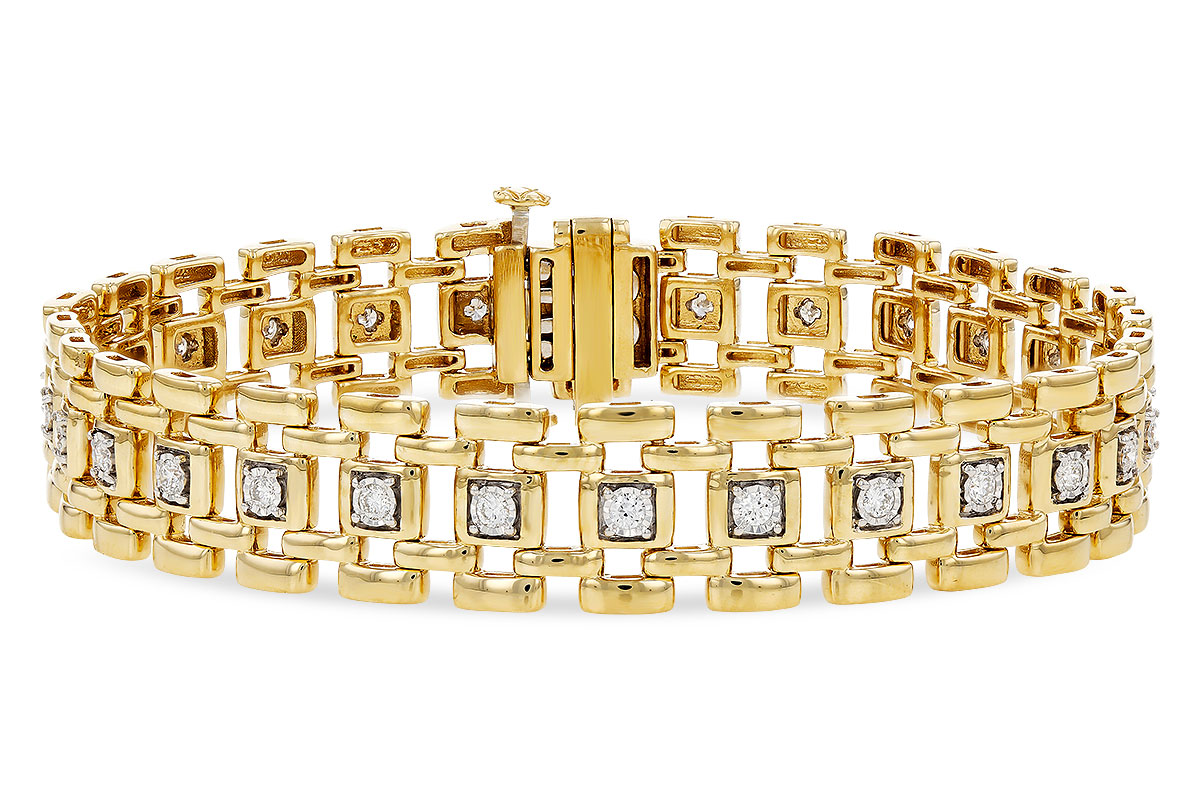H329-17839: BRACELET .50 TW (7")