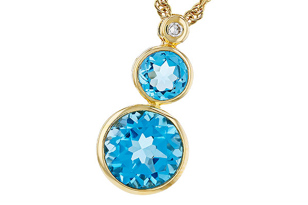 H330-00575: NECK 2.63 BLUE TOPAZ 2.65 TGW (5MM / 8MM BT)