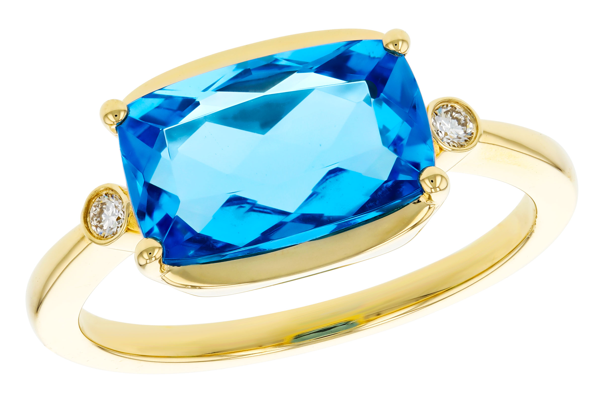 H330-02375: LDS RG 2.88 BLUE TOPAZ 2.92 TGW (11x7MM BT)