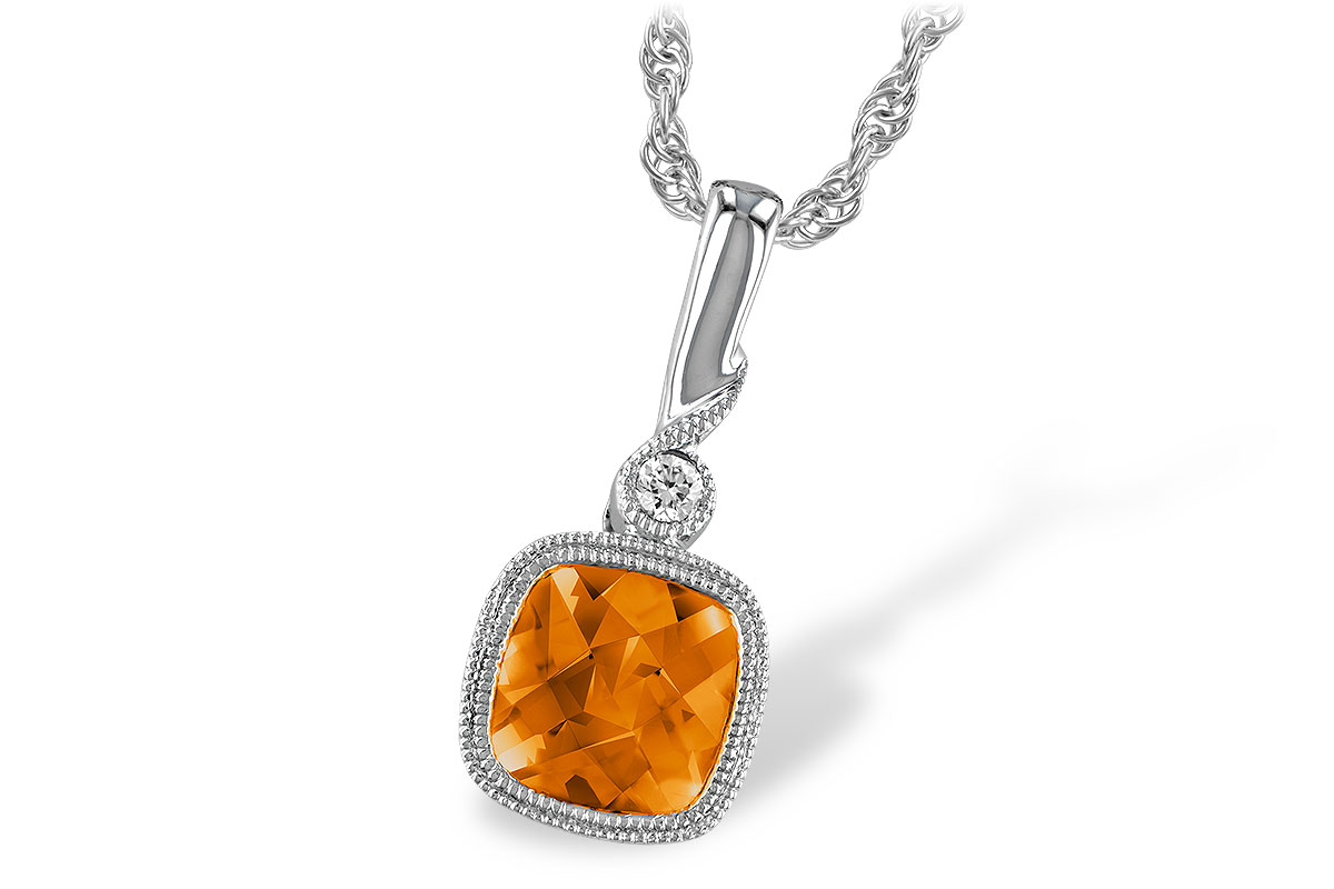 K238-26057: NECK .68 CITRINE .70 TGW