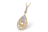 K239-09666: NECKLACE .20 TW