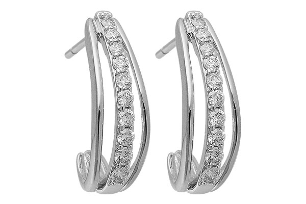 K239-11457: EARRINGS .48 TW