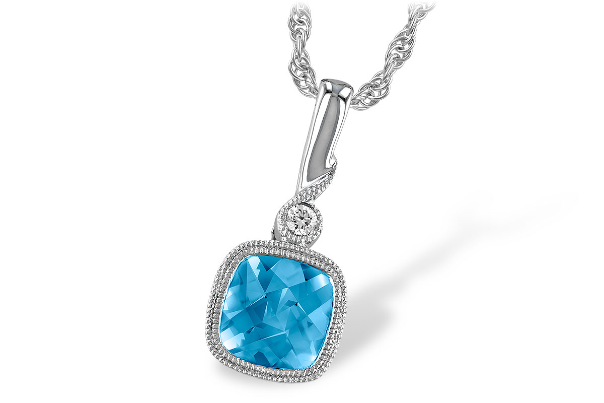 K240-97857: NECK 1.03 BLUE TOPAZ 1.05 TGW