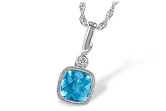 K240-97857: NECK 1.03 BLUE TOPAZ 1.05 TGW