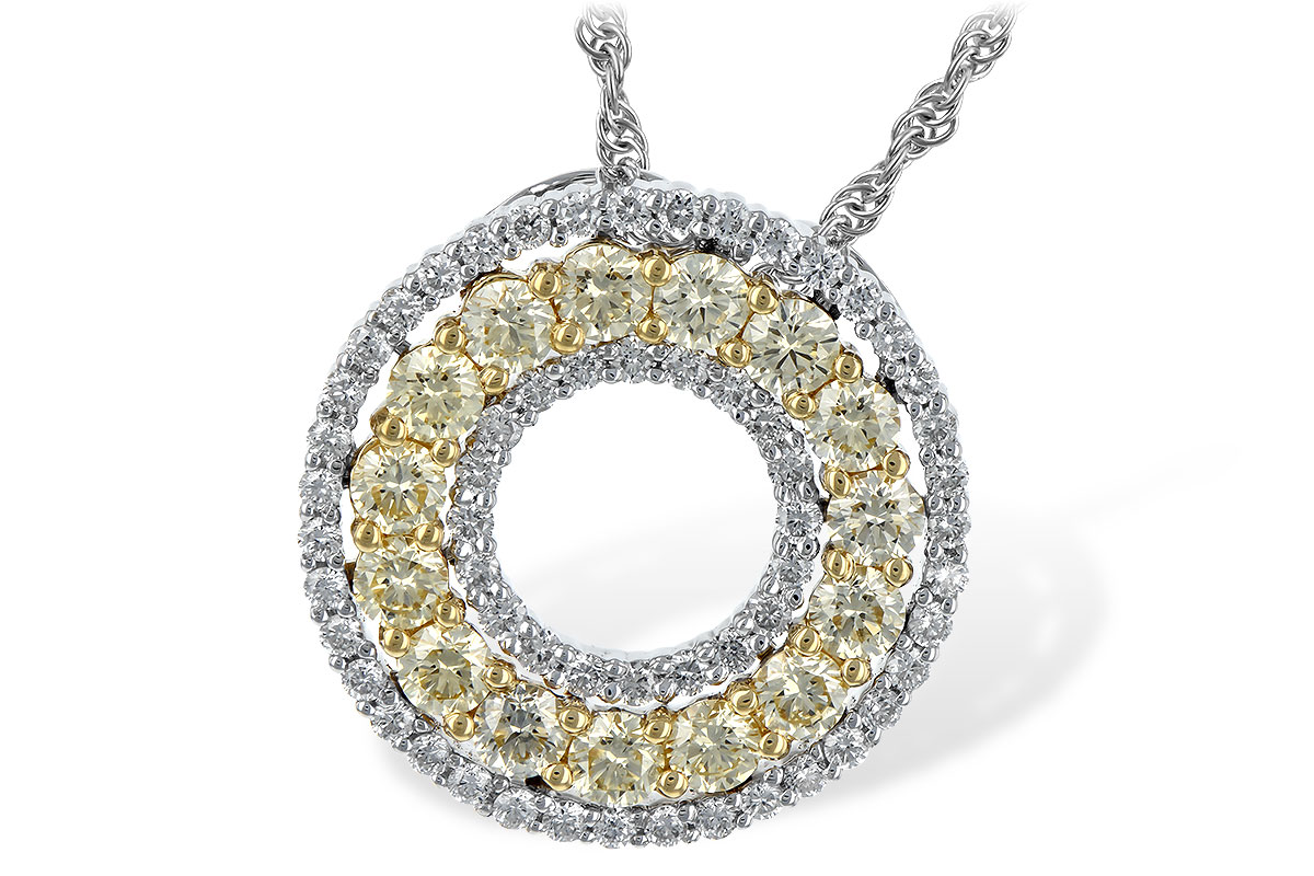 K243-66030: NECK 1.08 YELLOW DIAS 1.55 TW