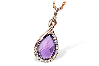 K243-72448: NECK 3.91 AMETHYST 4.10 TGW
