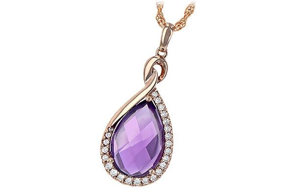 K243-72448: NECK 3.91 AMETHYST 4.10 TGW