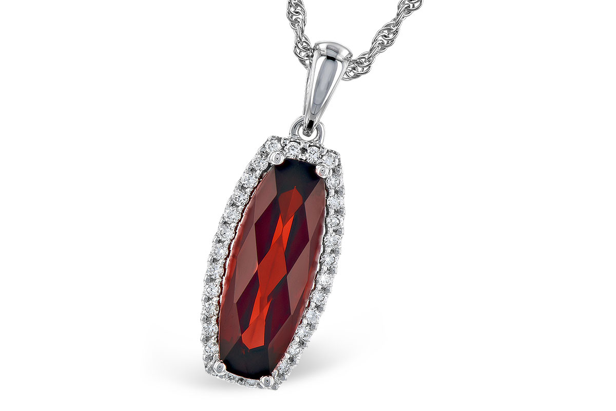 K327-29702: NECK 1.75 GARNET 1.87 TGW