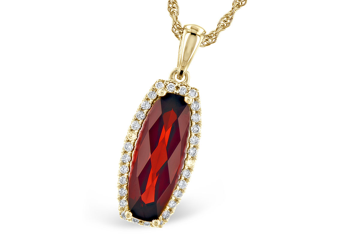 K327-29702: NECK 1.75 GARNET 1.87 TGW