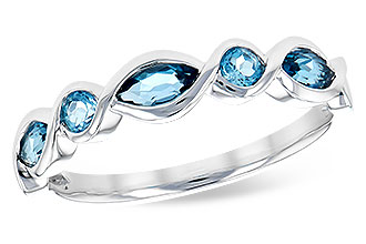 K327-30593: LDS RG .60 TW BLUE TOPAZ