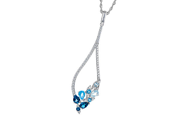 K327-31493: NECK .82 BLUE TOPAZ 1.05 TGW