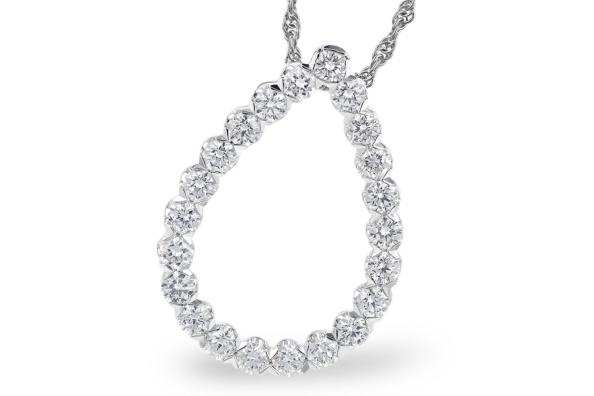 K327-32448: NECKLACE 1.00 TW