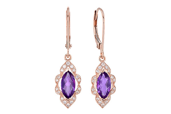 K327-36002: EARR .92 TW AMETHYST 1.07 TGW