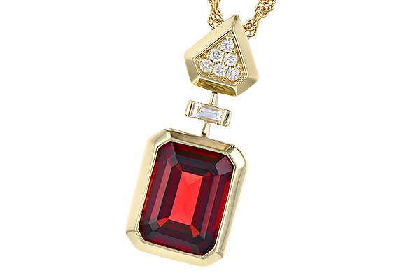 K327-36030: NECK 2.70 GARNET 2.78 TGW