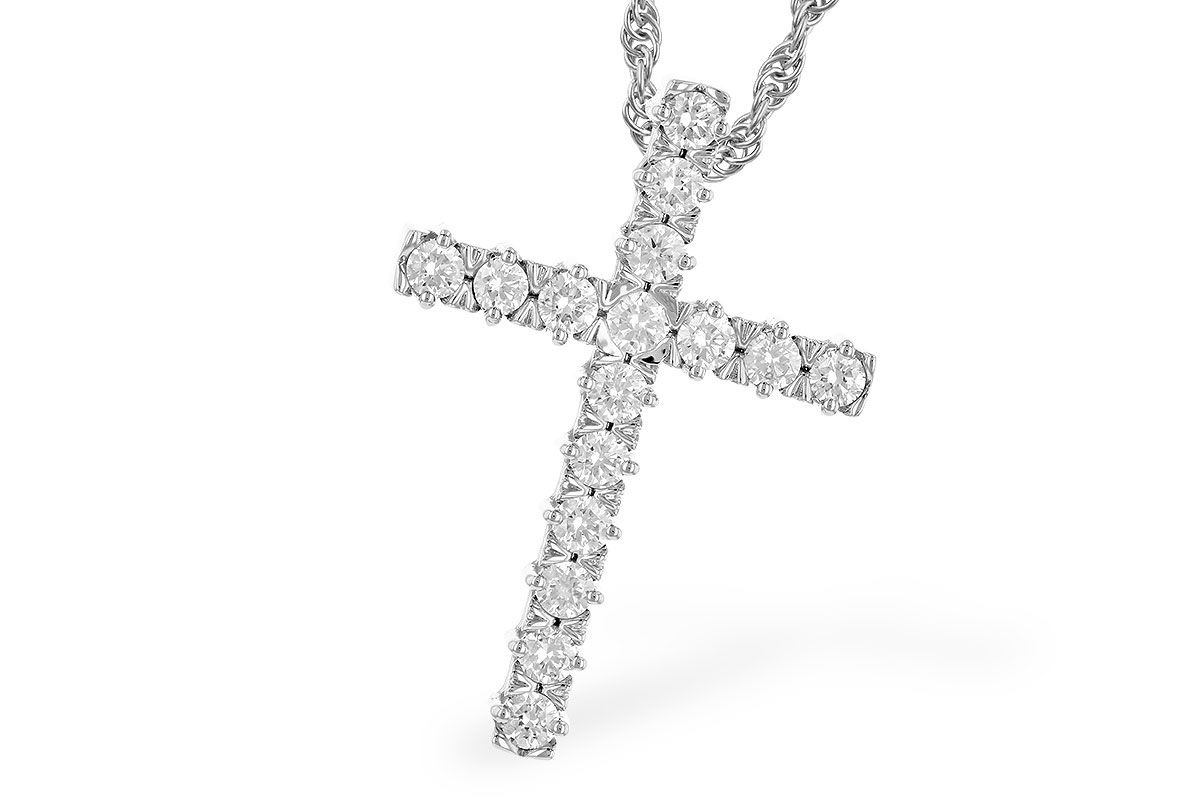 K328-18766: NECKLACE .50 TW