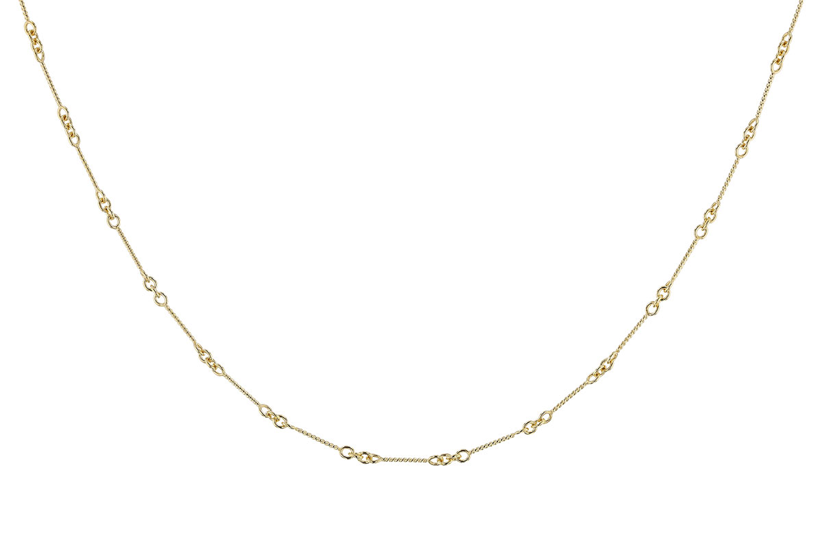 K328-24257: TWIST CHAIN (8IN, 0.8MM, 14KT, LOBSTER CLASP)