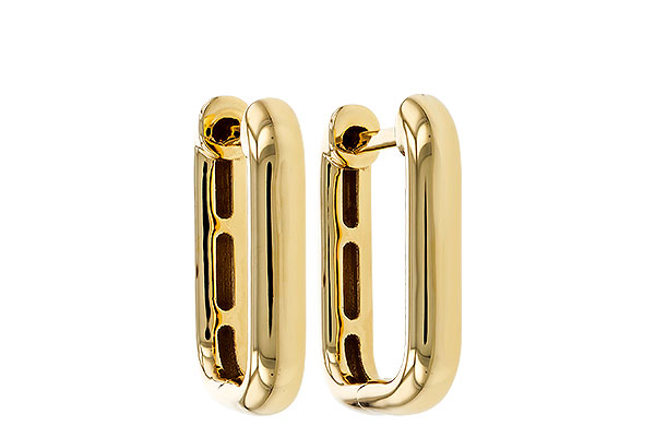 K329-16084: GOLD EARRINGS (15MM)