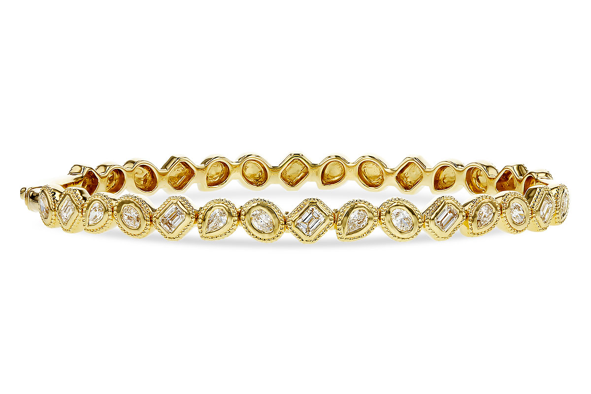 K329-16984: BANGLE 1.00 TW FANCY CUT DIAS
