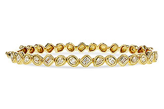 K329-16984: BANGLE 1.00 TW FANCY CUT DIAS