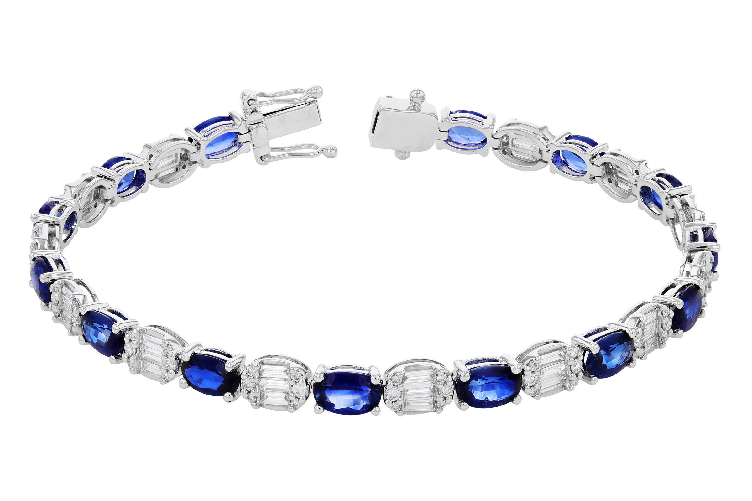 K330-01539: BRACELET 7.28 TW SAPPHIRE 8.98 TGW (7")