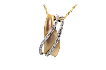 L238-22402: NECKLACE .28 TW