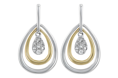 L238-22448: EARRINGS .06 TW