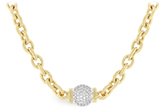 L238-26011: NECKLACE 1.27 TW (17.25 INCHES)