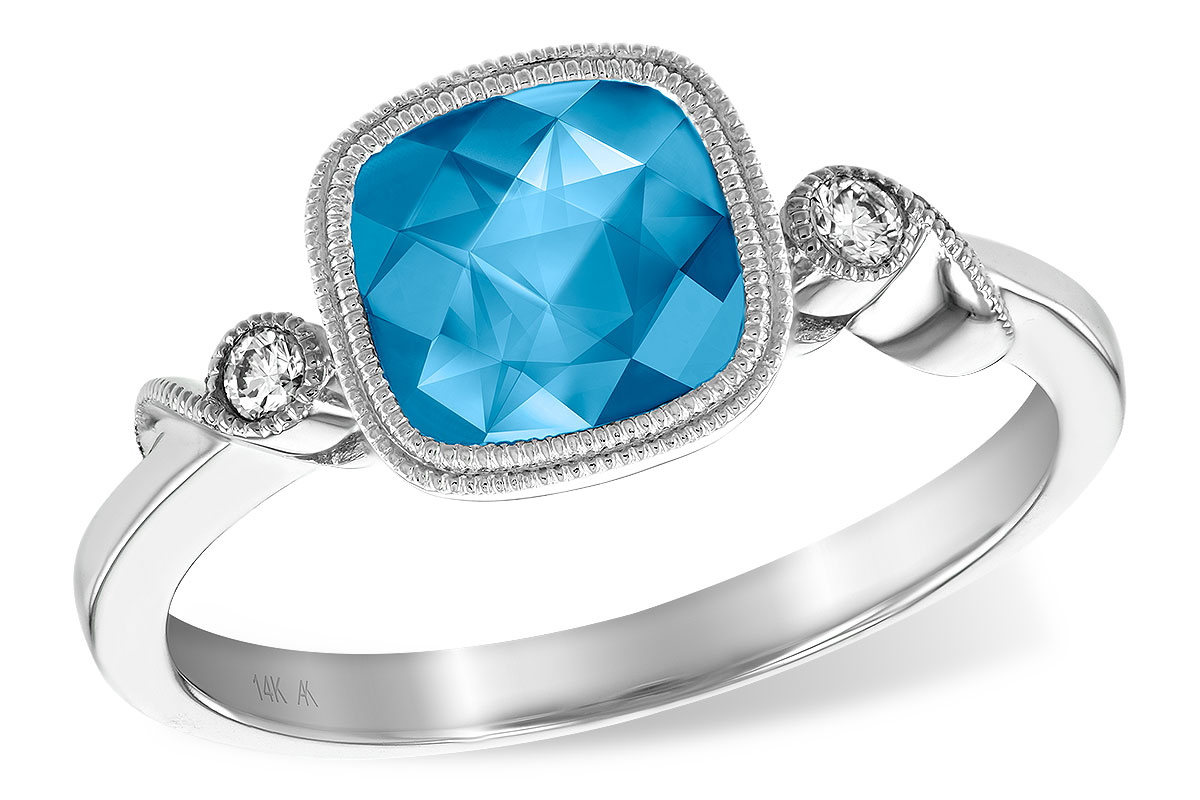 L240-97857: LDS RG 1.66 BLUE TOPAZ 1.71 TGW