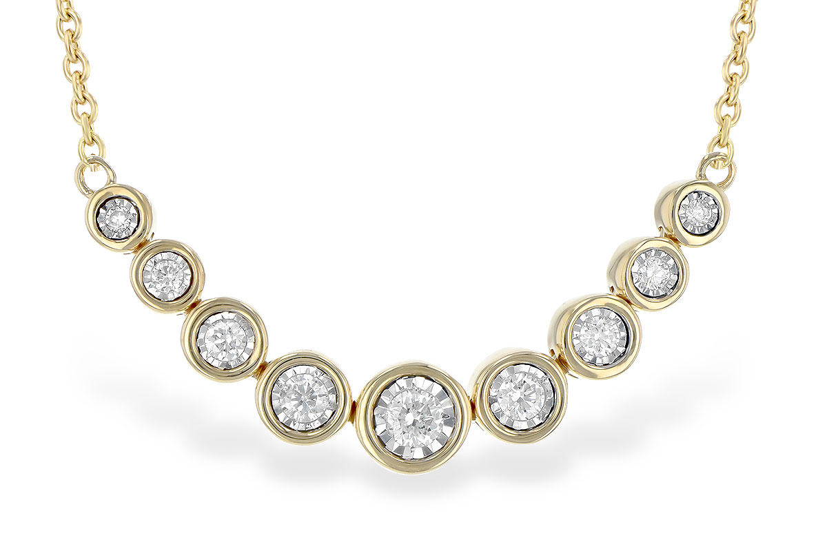 L244-59657: NECKLACE .25 TW (18")