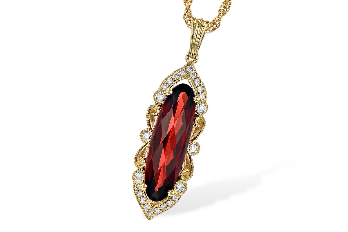 L244-60611: NECK 2.58 GARNET 2.70 TGW