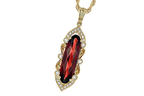 L244-60611: NECK 2.58 GARNET 2.70 TGW