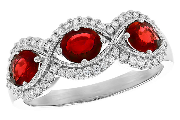 L327-31511: LDS WED RG 1.10 TW RUBY 1.35 TGW (6x4MM RUBY)