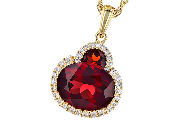 L327-35166: NECK 3.02 TW GARNET 3.16 TGW