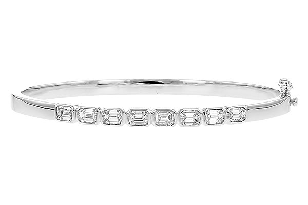 L328-21502: BANGLE 2.00 TW EMERALD CUTS