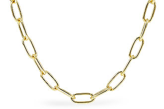 L328-24239: PAPERCLIP SM (18IN, 2.40MM, 14KT, LOBSTER CLASP)