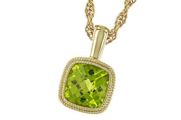 L328-24266: NECKLACE .95 CT PERIDOT