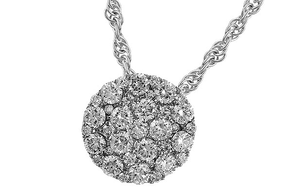 L329-09684: NECKLACE .50 TW