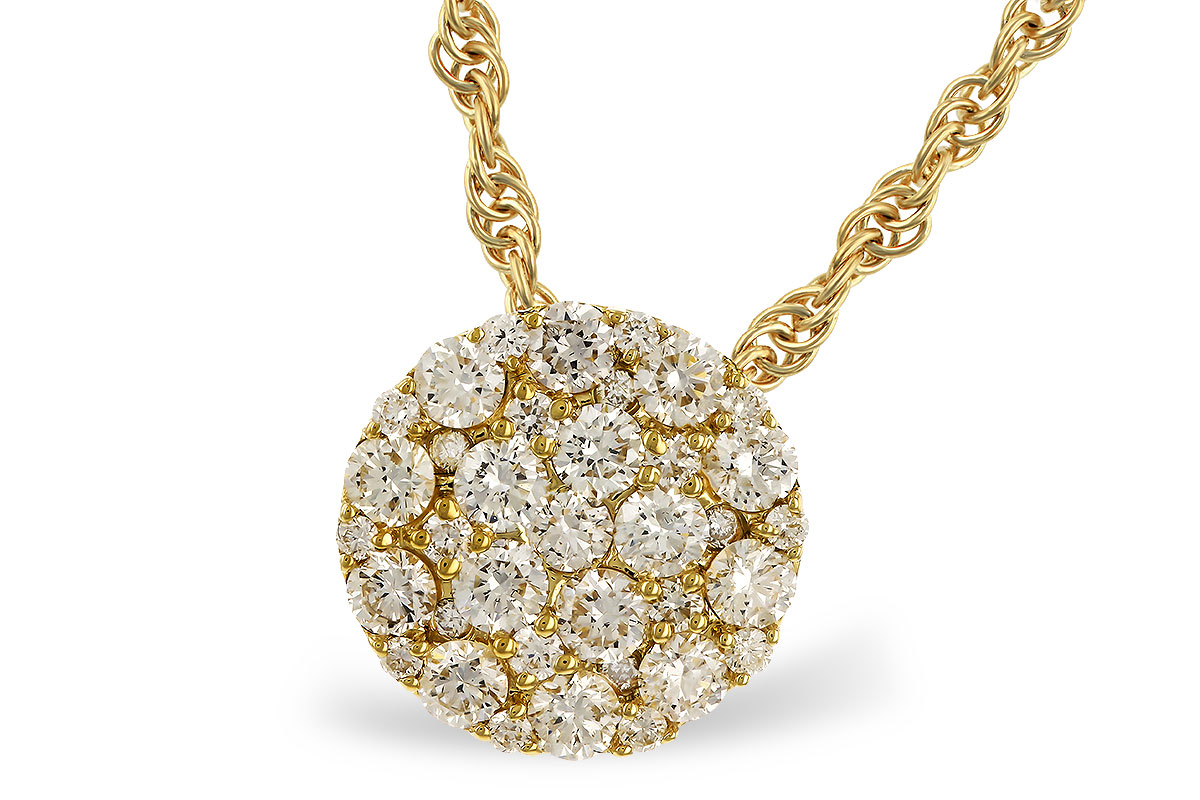 L329-09684: NECKLACE .50 TW