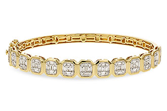 L329-09702: BANGLE .81 TW BAGUETTE 1.00 TW