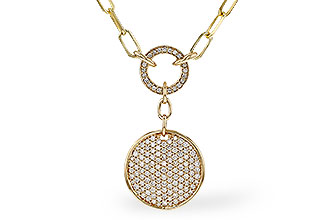 L329-11475: NECKLACE .92 TW (17")